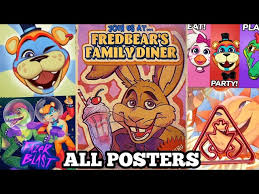 Fnaf posters in game 1