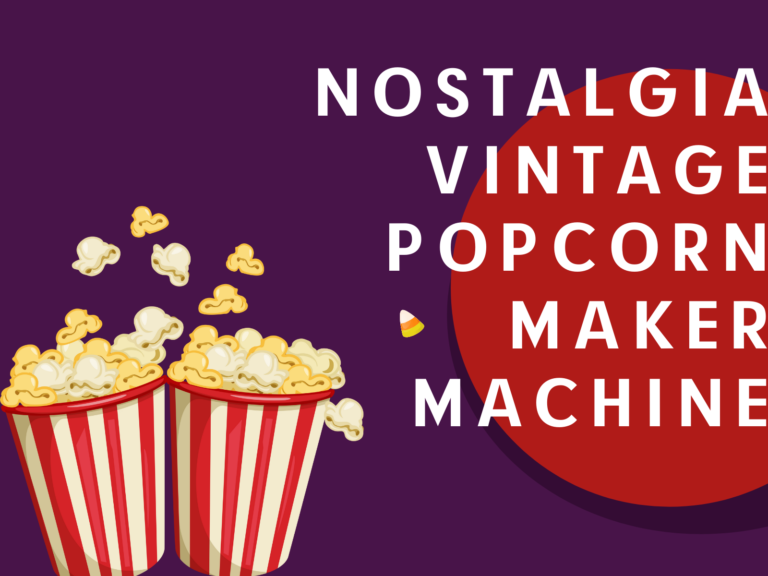 Nostalgia Vintage Popcorn Maker Machine