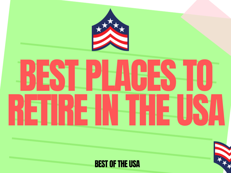 Best places to retire in the united states